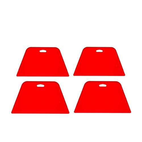 Smoothing Tool-Wallpaper flexible Smoothing Tools, Plastic Spreader Scraper for Adhesive Contact Paper Application Installing Window Film Craft and Painting (4 Pack)