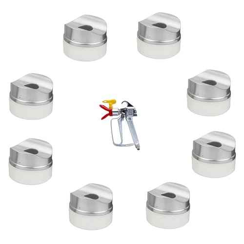 (8 Pack) 246453 Seal Tip Gasket for Graco RAC X/XV Spray Tips | Fits 390/395/490/495/695/795 Sprayers | Chemical-Resistant | Multi-Fluid Compatible (Oil/Latex/PU)