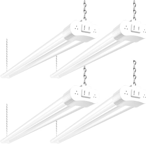 Hykolity 4FT LED Shop Light White, 42W (250W Equivalent), 4400LM, 5000K Daylight