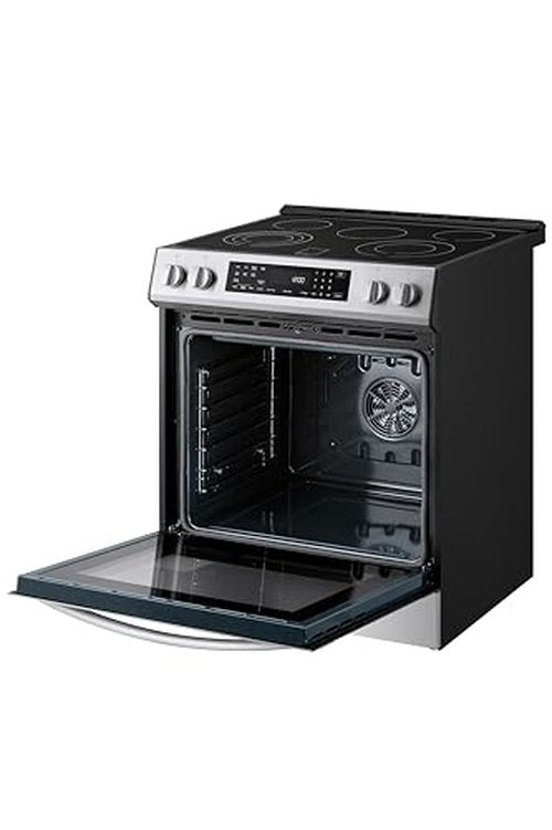 Kenmore 22-96833 5.6 cu. ft. Front-Control 5 Element Electric Range Stove with Triple and Dual Ring Elements, Steam Clean Oven, Precision Set Controls