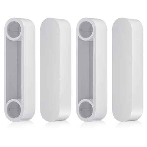 4 Pcs Plastic Rod Spacer Cap Closet Rod Wire Shelf End Caps Closet System Parts Shelf Covers for Wire Shelves