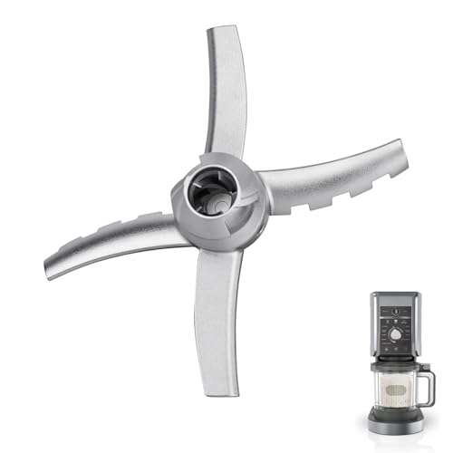 GreeSuit Replacement Paddle for Ninja Creami NC501 NC500 Series – Stainless Steel, Dual-Blade