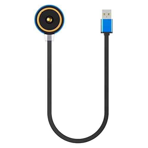 MCC S Magnetic Charger Compatible with Olight Baldr S/S BL/mini/RL Mini, PL Mini and PL-Mini2, Replacement Charging Cable for Flash Light, 3.3 FT/1M