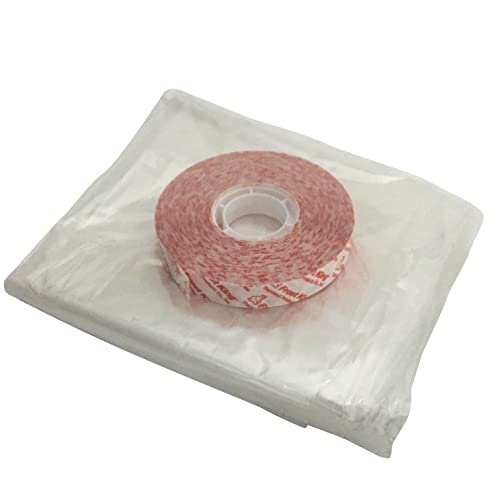 Frost King V73/4T Indoor Window Insulation Kit 42"W x 62"T, 4-Pack Clear Film