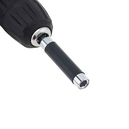 ChgImposs 3pcs/set Scalable Magnetic Screw Drive Guide Drill Bit Tip Holder, 3.15"/4.72"/5.51"(80/120/140mm) Screwdriver Bit Holder Extension Bar Adapter, Drill Bit Guide Rod Adapter