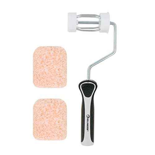 ROLLINGDOG 3 Inch Paint Roller - Small Paint Roller Microfiber Roller Covers, 3/8 inch Nap for Wall Ceiling Trim Edge Painting