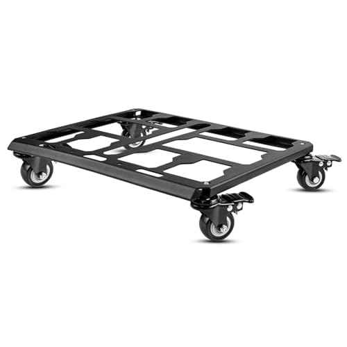 Upgrade Tool Box Dolly Compatible with Milwaukee PACKOUT(TM) Series Modular Storage System,Carbon Steel Carry Cart for Packout Toolbox,Includes (4) Wheels, 200 Lbs Capacity