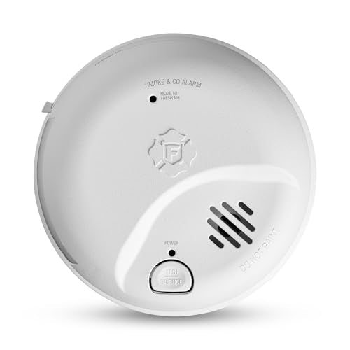 First Alert Hardwired Combo Smoke & Carbon Monoxide Alarm with Battery Backup — 1-Pack, Precision Detection SMICO100-AC