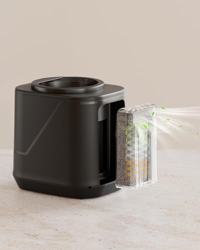 Ouaken JF6001G Activated Carbon Filter — Black Replacement for Electric Kitchen Composter
