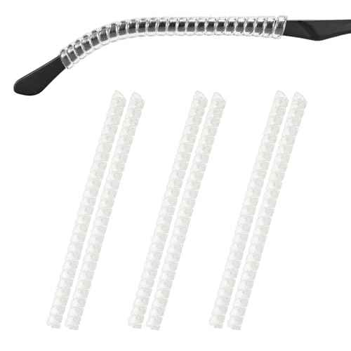 Eyeglasses Ear Cushion, Anti-Slip Comfort Eyeglasses Temple Tips Sleeve Retainer, Non Slip Eyeglass Ear Cushions