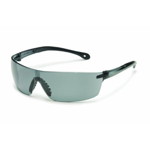 Gateway Safety 4483 StarLite Squared Ultra-Light Safety Glasses, Gray Lens, Gray Temple (Pack of 10)