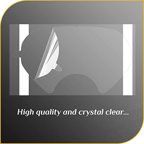 100 Pack Peel Off Lens Cover Compatible for 3M 6885, 6000, 6700, 6800, 6900 Series Faceshield Cover