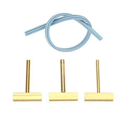 3pcs T Soldering Iron Tips Set with Hot Press for LCD Screen Flex Cable Repair, 30W/40W/60W Flat Tip Soldering Iron Tip for Soft Wire & Instrument Cluster Soldering