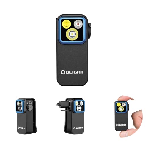OLIGHT Oclip Pro Rechargeable EDC Clip-On Flashlight Black