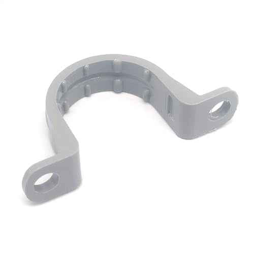 1/2" Plastic Clamps - Pipe & PVC Pipe Straps for Conduit, Cables (12 Pack)