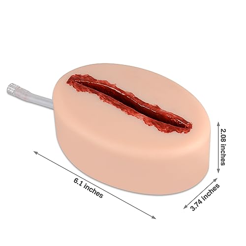 Bleeding Control Wound Packing Trainer Kit with Carrying Bag – Emergency Hemorrhage Simulation