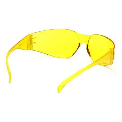 Pyramex Intruder Safety Eyewear Clear Frame Full Foam Padding Clear Anti-Fog Lens