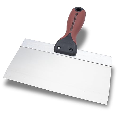 MARSHALLTOWN DuraSoft II Taping Knife, 8 Inch Stainless Steel Blade, For Drywall Finishing, 4508SD