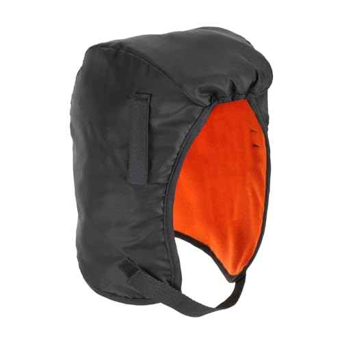 Ergodyne - 16840 Winter Hard Hat Liner, Thermal Fleece Lining, Chin Length, N-Ferno 6840,Black