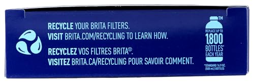 BRITA 3-Pack Water Bottle Replacement Filters – BPA-Free, Lasts 2 Months, Fits All Brita Bottles