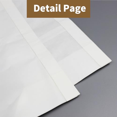5 Pack 5-8 Gallon Shop Vac Bags Compatible with Type E/H 90661 90671 - Tear-Resistant Dust Bags