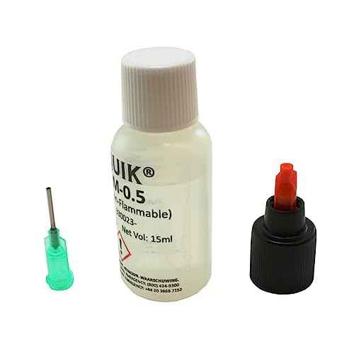 Chip Quik CQNTRM-0.5 Flux Remover (Non-Flammable) in 15ml (0.5oz) Squeeze Bottle w/tip