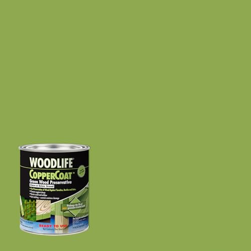 Wolman Woodlife CopperCoat Green Wood Preservative Quart, Eco-Friendly Insecticide & Fungicide for Exterior Wood