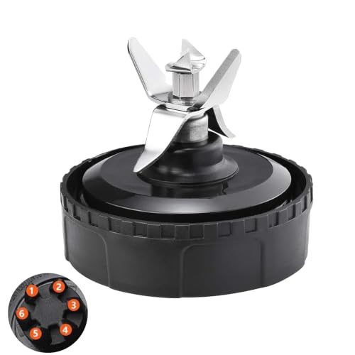 6 Fins Male Blender Extractor Blade for Ninja BL660/663/740 – 16oz Cup Fit, GahsElec