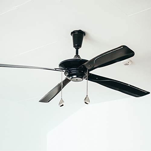 Patelai 4 Pack Silver Ceiling Fan Pull Chain Extenders with Fan & Light Patterns