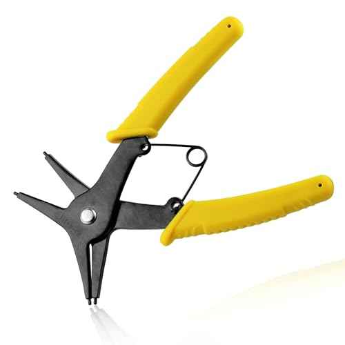 2 in 1 Snap Ring Pliers - Internal & External Circlip Pliers for 10-40mm Snap Rings