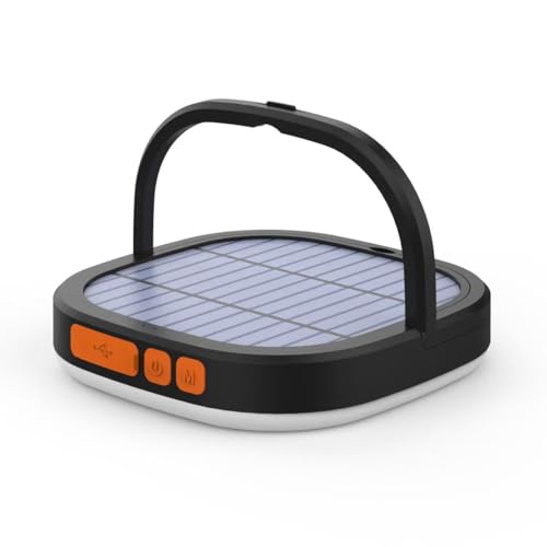 SAMUUN 1 / 5000mAh Solar Rechargeable LED Camping Lantern 2000 Lumens Waterproof Emergency Light