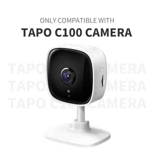 2 Pack Adhesive Wall Mount Bracket for Tapo Camera C100 C110, Strong Adhesive Durable Camera Mount Stand, No Drill No Screws Easy to Install
