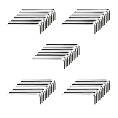 Antrader 2.5mm Allen Wrench L-Shaped Hex Key Wrench Set - 50 Piece Repair & Installation Tool