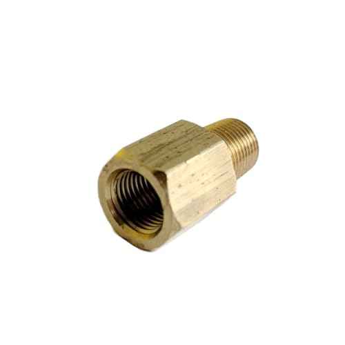 LockNLube Metric 10x1 (f) to 1/8" NPT (m) Adapter