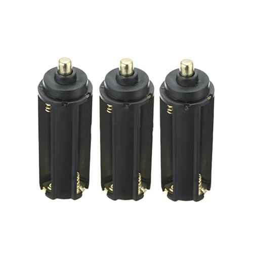 Plastic 3xAAA Battery Adapter Tube 3pcs for Handheld Flashlight Torch - Set of 3