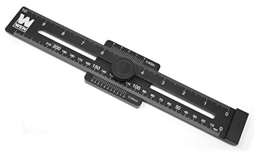 WEN ME251R 10-Inch Aluminum Offset Marking Gauge with Laser-Etched Scale - Sibling Variant: Offset Marking Gauge