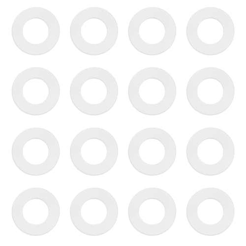 Nylon CO2 Regulator Washers - Keg Coupler Gaskets 0.7in OD, 16-Pack