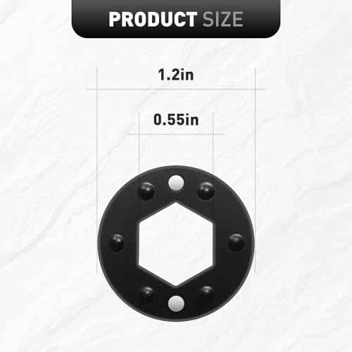 2 Pack RW8942 Oscillating Multitool Accessory Adaptor for Rockwell RW8942 Sonicrafter, fit Other Oscillating Accessories