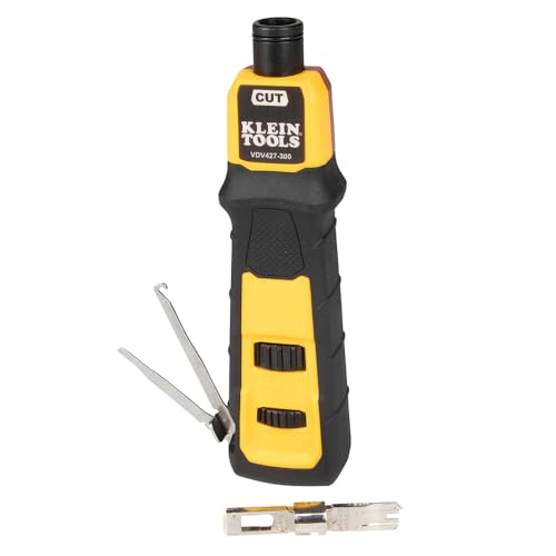 Klein Tools VDV427-300 Impact Punchdown Tool with 66/110 Blade - Network Cable Termination Tool