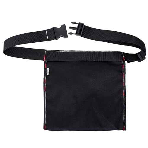 Tool Pouch MDSTOP Single Side Apron with 5 Pockets and 1 Hammer Loop, Fits for Hammer, Pencils, Screwdrivers etc. (Black)