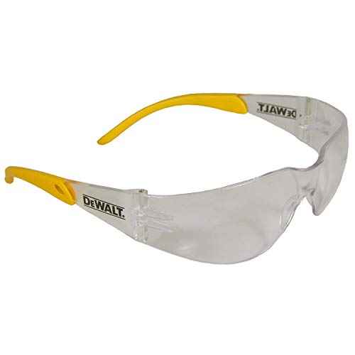 DEWALT DPG54-9C Protector¢â Protective Eyewear ? ANSI Z87.1+ Impact Rated ? Lightweight Universal-Fit Frame ? Flexible Rubber Temples ? Indoor/Outdoor Lens ? 1 Pair