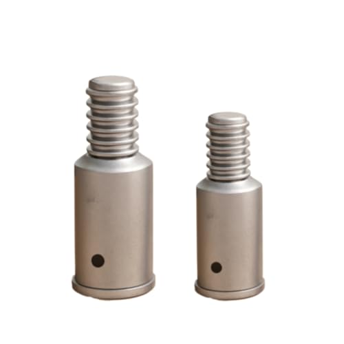 Broom Handle Threaded End Replacement for Extension Poles 1 Inch and 3/4 Inch Threaded Tips for Repairing and Connecting Compatible with Most Standard Broom Extension Poles