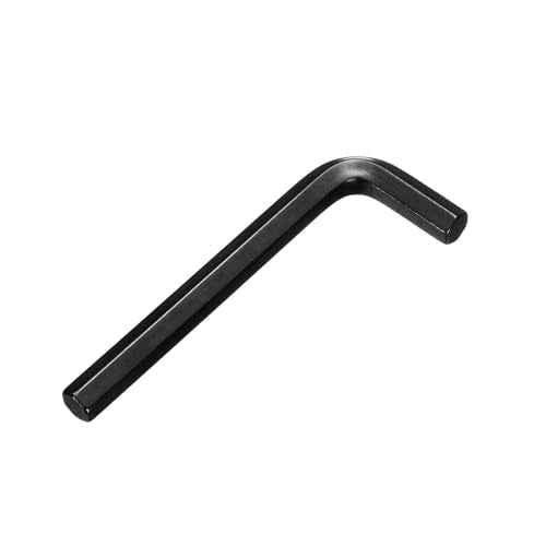 HARFINGTON Hex Key Wrench 7/16" 45# Carbon Steel L-Shape Hexagon SAE Wrenches Repairing Tool for Home DIY Bike Motorcycle Repair, Black