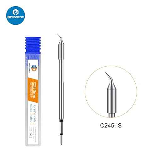 PHONEFIX C245 Series Universal Solder Iron Tips For JBC NT 245 Aixun Universal Welding Station Mobile Phone Motherboard Repair (C245-I/IS/K/SK)