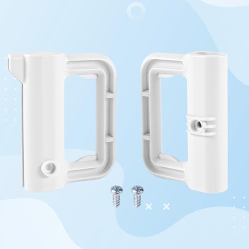 Baby Gate Replacement Parts Kit with Hardware, Wall Mounting Kit, Accessories - Brackets, Hooks, Latches, Screws for Mesh and Retractable Gates