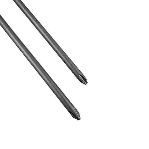 Wolfride 6Pcs 1/4 Inch Hex Shank Long Phillips Head Screwdriver Bits Set Magnetic Cross Head Screwdriver Bits | 5.9-Inch Length