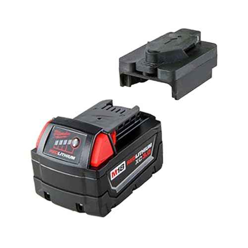 PowerSmith Voyager PVLAA18-MIL DC Adaptor for Milwaukee¢ç 18V Li-Ion Battery Pack, Black