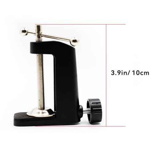 Universal C-Clamp Lamp Holder Desk Mount Clamp Base for Swing Arm Lights, DIY Lighting, Monitors, Workbenches