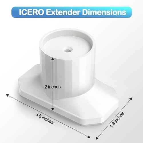 ICERO Baby Gate Extender Wall Protector (4 Pack) Pressure Mounted Gates Extension Kit Extends 1.1-3.5 inches Child Safety Gates and Protect Walls & Doorways from Pet & Dog Gates,Work on Stairs,White