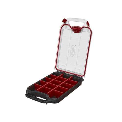 Keter Stacking and Rolling, Heavy Duty DIY Half Organiser Tool Storage